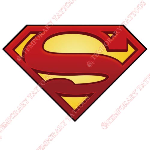 Superman Customize Temporary Tattoos Stickers NO.287